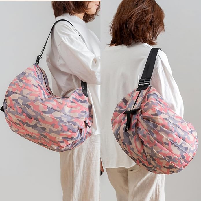 2PCS Travel Shoulder Bag Reusable Grocery Bags Foldable Shopping Bags Waterproof Pouch Bags Sports handbag - Image 4
