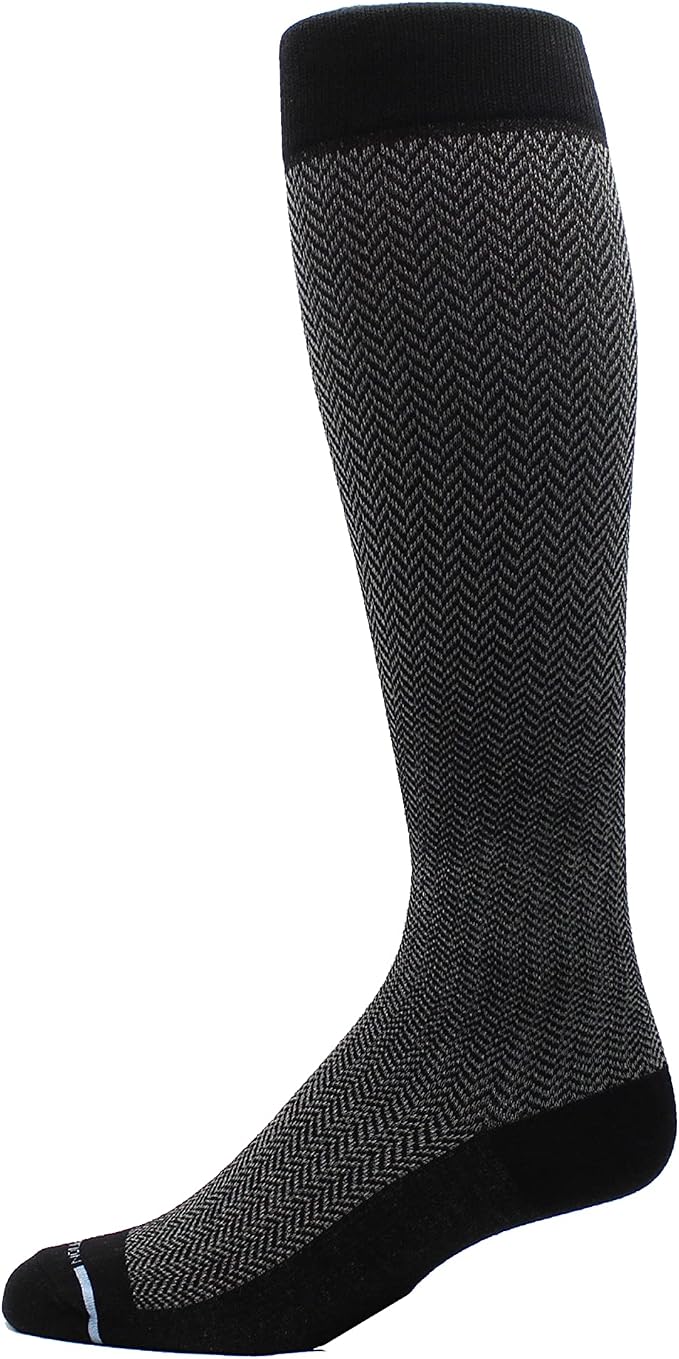 Dr. Motion 4 Pairs Men's Athletic Traveler Graduated Compression Knee High Socks - Image 2