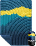 Puffy Camping Blanket,Large Camp Blanket Outdoor Camping Quilt Waterproof | Lightweight Printed Warm Packable Down Alternative Blanket for Camping,Traveling, Stadium, Hiking, Picnics by hotkoko