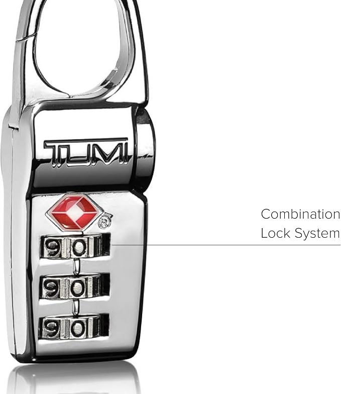 TUMI - TSA Lock Box - Combination Lock for Luggage & Backpack - TSA-Approved Locks - Travel Security Accessories - Set of 3 - Black/Silver/Red - Image 4
