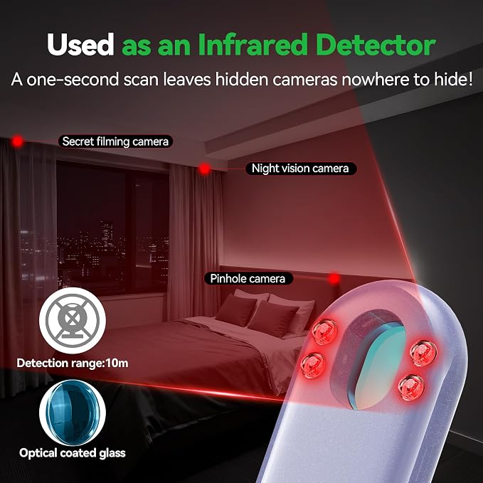 TECKNET [MFi Certified] Air Tracker Tags, Rechargeable Bluetooth Tracker | 3-in-1 Find My Tracker 4 Pack (iOS Only), 100dB Alarm & IR Lens Finder, IP67 Waterproof, Item Locator for Key Luggage Wallet - Image 6