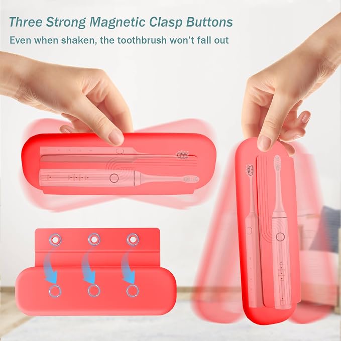 Silicone Toothbrush Travel Case, Upgrade Large Toothbrush Case for Travel | Electric & Manual Toothbrush Travel Cover for Men and Women, Portable Toothbrush Holder for Trave, Gym, Business Trip, School - Image 8