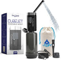 BIDET BUDDY® CubeJet Portable Bidet for Travel, 380mL Bottle Obsidian Drift | Rechargeable Battery 1100mAH, IPX6 Waterproof Wand-Style Nozzle, USB-C High-Pressure Hygiene Device for Camping & Home by BidetBuddy%E2%84%A2