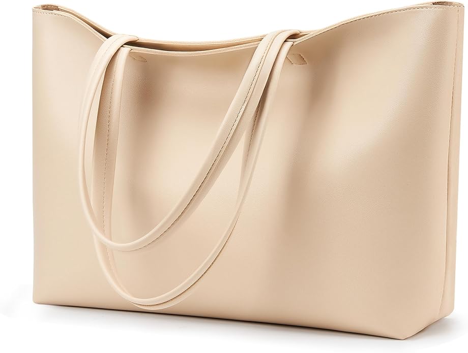 KALIDI Tote Bag Zipper Shoulder Bag Vegan Leather Purses Satchel for Women | Large Casual Handbag for Work Commuting Dating College Everyday by KALIDIFANCYFOREST