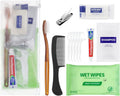 Travel Size Toiletries Kit Individually Packed,Personal Hygiene Kit for for Men Women by Gisdo