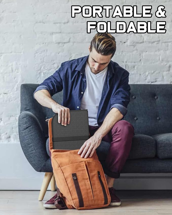 Gel Travel Seat Cushion, Portable Airplane Seat Cushion, 14.5" x 10.5" Foldable for Airplane Seats, Office Chair, Camping, Bleachers, Flights, Commute - Image 5