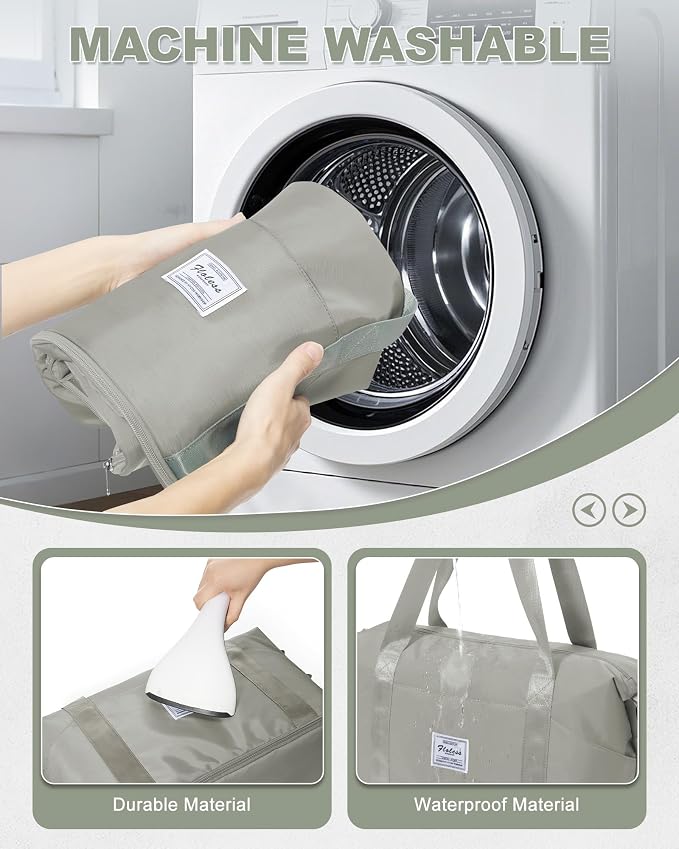 Travel Duffel Bag, Sports Tote Gym Bag, Shoulder Weekender Overnight Bag for Women - Image 4
