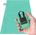 Odoland Sandproof Beach Blanket, Waterproof Portable Mat with Carry Pouch | 43.3“x27.5” Quick Drying & Foldable Lightweight Sand Free Beach Mat Tarp for Hiking, Camping, Travel, Light Green by Odoland