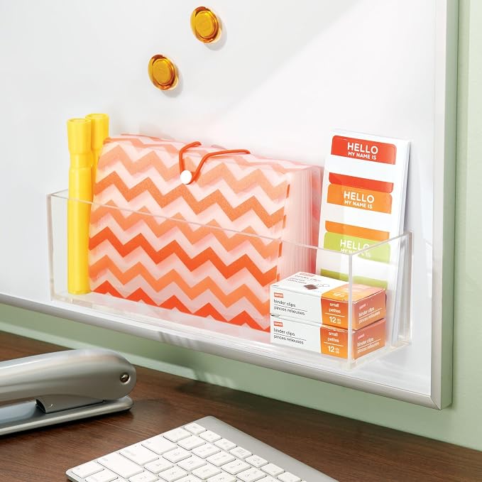 iDesign Affixx Collection Adhesive Organizer Bin, Clear | Clarity Organizer - Image 5