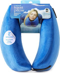 TRAVELREST Nest Neck Pillow Travel Essentials - Memory Foam Support - Blue | Breathable, Compact, Soft and Comfortable Design, Head & Shoulder Support For Long Flight Travel, Lightweight Washable Cover by TRAVELREST