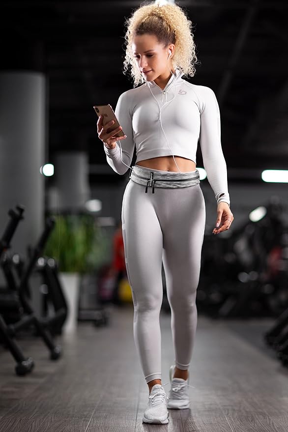 Fitgriff® Running Belt for Men & Women - Secure Jogging Pouch for Phone, Keys & Essentials - For All Cell Phones - Image 7