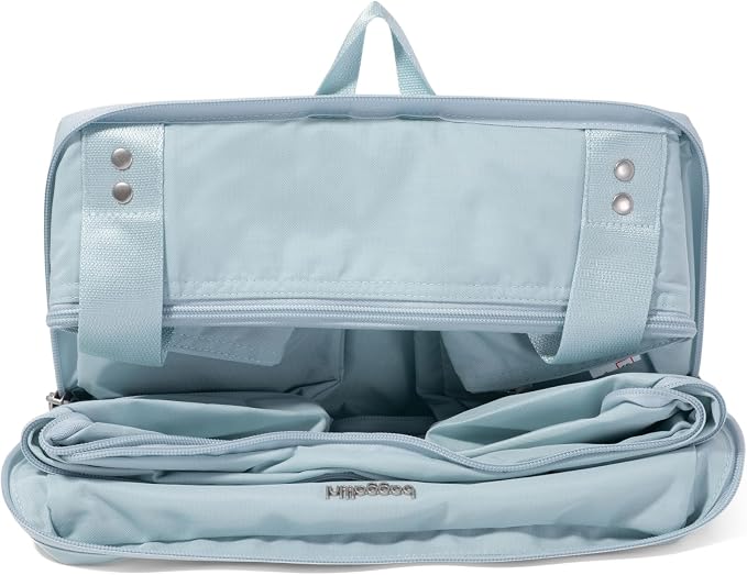 Baggallini Carryall Expandable Lightweight Travel Tote 22" Packable Folding Compact Nylon Washable Weekender w/Luggage Sleeve - Image 13