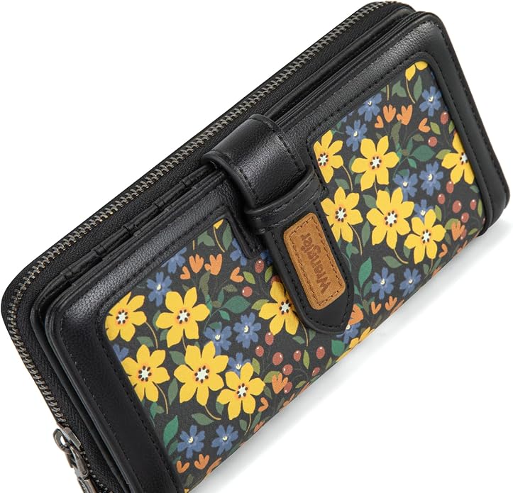 X Wrangler Women's Wallets Bifold Wristlet Wallets for Women Large Capacity Credit Card Wallet with ID Window - Image 5