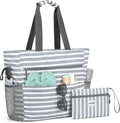 G4Free Beach Bag, Waterproof Sandproof Beach Tote Bag, Large Capacity Foldable for Women by G4Free
