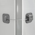 Refrigerator Lock, Heavy Duty Fridge Lock, Combination Lock for Refrigerator Cabinets, Drawers, Safety, Easy Install No Keys Needed (Grey-1Pack) by Coipdfty