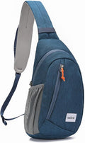 HALOVIE Anti Theft Crossbody Sling Bag RFID Travel Sling Backpack Lightweight Hiking Shoulder Chest Bag for Walking Work by HALOVIE