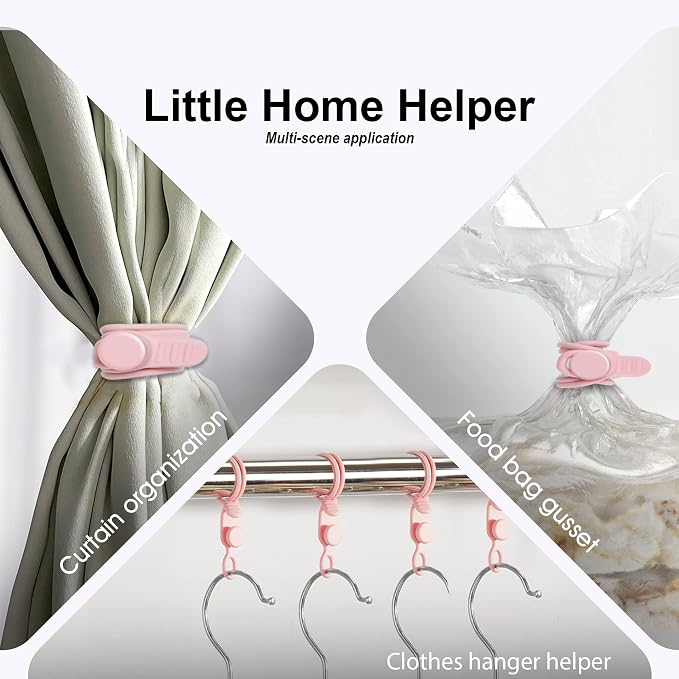 Silicone Cable Ties, Cord Organizer Cable Management,2Sizes-Pink | Reusable Cord Ties for Electronics, Office Desk Accessories, Home Travel Essentials, Easy to Use, 4.2 Inch & 7.1 Inch-16Pcs - Image 4