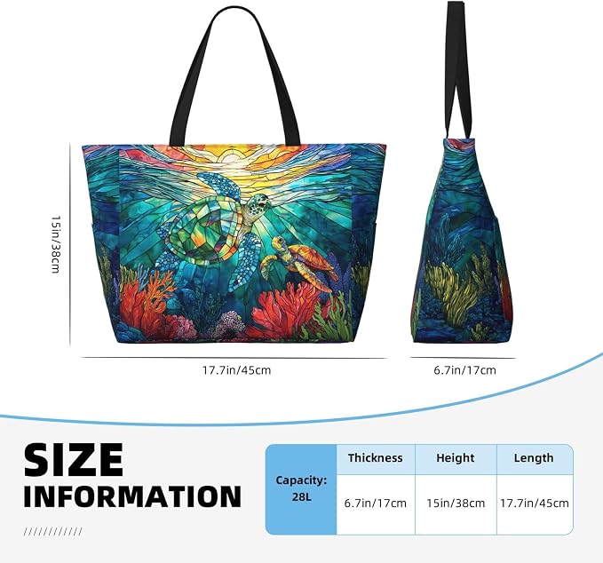 Beach Bag Tote Bags Waterproof Sandproof for Women Large Beach Tote Pool Bag Foldable with Zipper for Travel Weekend - Image 5