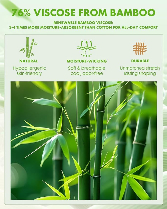 Bamboo Viscose Compression Socks for Women Men | 2 Pairs 15-20mmHg Cute Breathable Graduated Knee High Compression Socks for Nurse Pregnancy Travel - Image 3