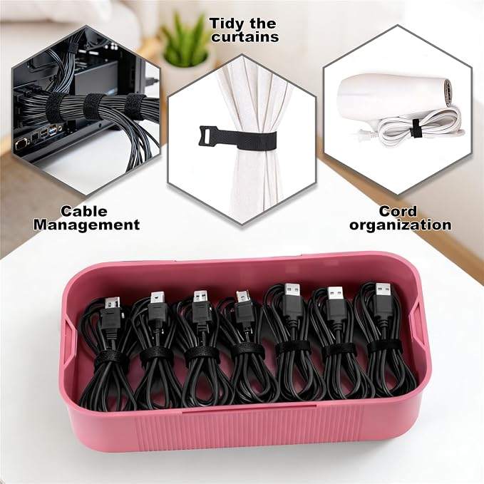 Medicine Lock Box, Small Lock Box with Code, for Secure Storage of Medications, Snacks, Electronics，Cash, Office Files & Travel Essentials and more, Includes Cable Tie - Image 2