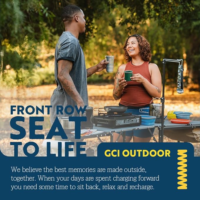 GCI OUTDOOR Master Cook Station | Portable Folding Kitchen Table with Soft Shell Sink, Heat Resistant Tabletop & Telescoping Lanter Pole, Perfect for Camping Trips - Image 6
