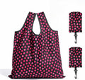 2 Pack Reusable Shopping Bag, Foldable Grocery Bags, Black | Large Capacity, Washable, Grocery Tote, Utility Travel Shoulder Bag by MOLOVACase