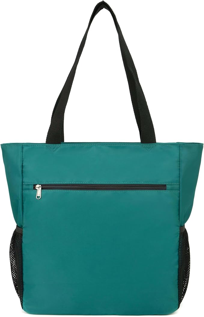 ETidy Large Capacity Foldable Tote Bag With Zipper | Water-resistant, Lightweight, Sandproof, Beach Bag, Gym Bag, Travel Shopping Bag - Image 2