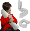 Dot&Dot Twist Memory Foam Kids Travel Pillow, Bendable Neck Pillow for Airplane, Car and Home, 23-Inch Adjustable Roll with Washable Cotton Cover by DotDot
