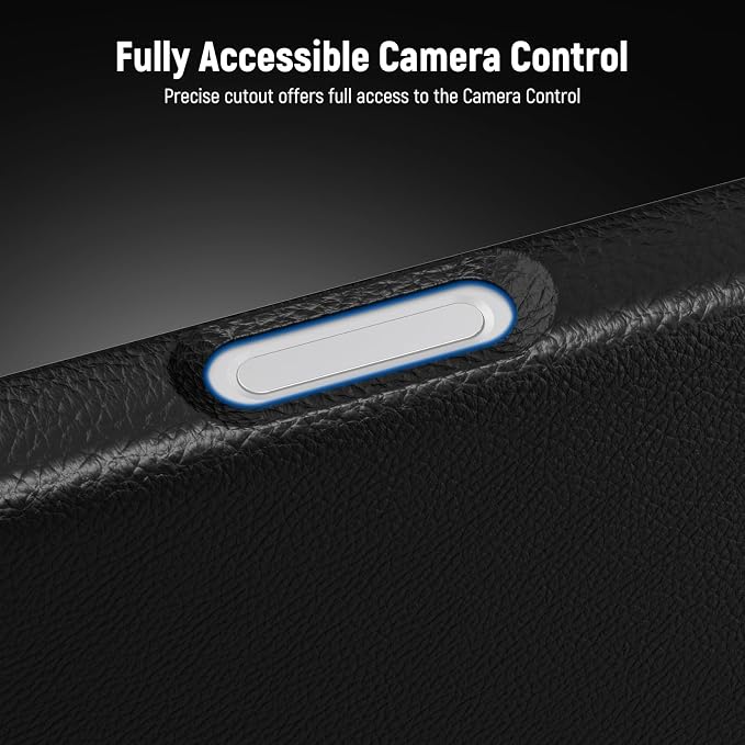 NEEWER Phone Case for 16 Pro Max, TPU/PC Protective Heavy Duty Case with 17mm Lens Mounts, 67mm Thread Filter Adapter, Nonslip Faux Leather, Compatible with iPhone 16 Pro Max MagSafe, PA084 Black - Image 8