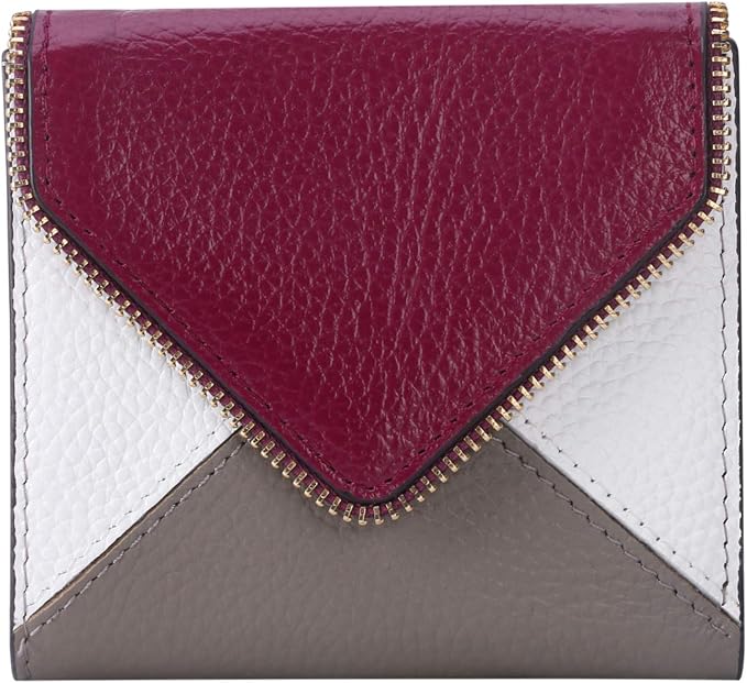 Ultra Thin Small Compact Leather Womens Girls Wallets RFID Blocking Credit Card Holder for Women by Lavemi