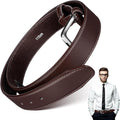 GALPADA Travel Money Belt for Men Pu Wallet Belt with Hidden Zipper Pocket Adjustable Money Wallet Secure Travel for Cash and Valuables 46.45 in by GALPADA