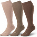 LEVSOX Wide Calf Compression Socks for Women&Men Plus Size 15-20mmHg Knee High Large Support Stockings for Circulation by Levsox