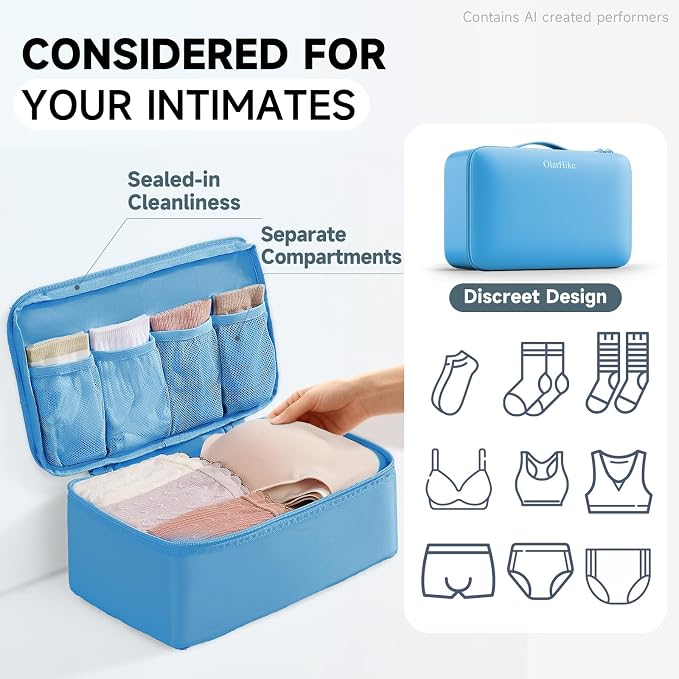OlarHike 11 Set Packing Cubes for Travel,Gifts for Women Mom,Anti-Tearing Suitcase Organizer,with Over 1000 pcs Mesh Holes,Vacation Essentials & Accessories for Cruise Ship - Image 5