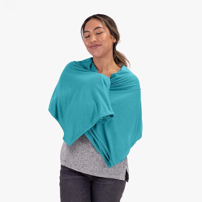 COCOON - Premium - Coolmax - Travel Blanket - Peacock Green - Image 4