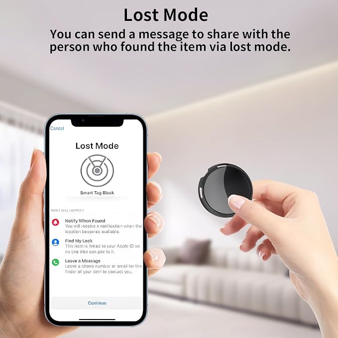 GPS Tracker for Vehicles No Subscription Works with Find My(iOS Only)Hidden | Magnetic Case Mini Car Locator Real-Time Global Tracking Device for Vehicles Motorcycles Waterproof Key Finder No Monthly Fee - Image 6