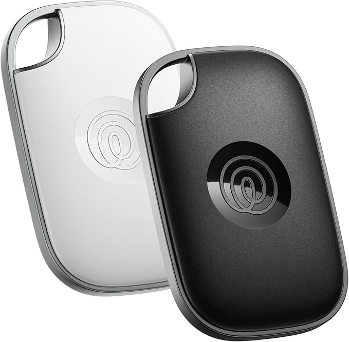 Life360 Tile Pro - Powerful Bluetooth Tracker, Key Finder and Item Locator for Keys Bags, and More. Both iOS and Android Compatible. Phone Finder. 2-Pack (Black/White) by Life360