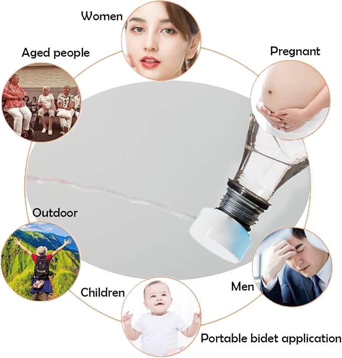Portable Bidet for Toilet, Travel, Hiking or Camping. Compatible with Every Bottle. Ultralight - Image 6