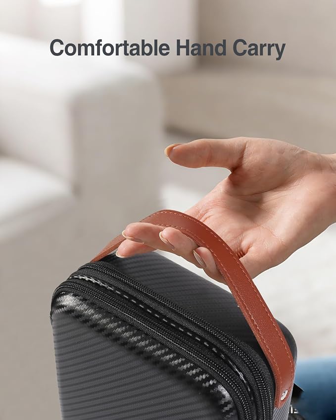 Electronics Organizer Travel Case for Chargers and Cords | Double Layer Tech Bag, Travel Essentials for Chargers/Mouse/USB Drives/SD Cards, Hard and Portable, Tech Gifts - Image 3