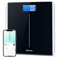 Etekcity Smart Digital Bathroom Scale for Body Weight and BMI, Black | 400 lbs Capacity, Bluetooth VeSync APP Connection, Accurate to 0.1lb/0.05kg, Rounded Corner Design by Etekcity