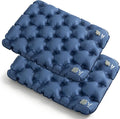 Inflatable Seat Cushion for Stadium & Travel, Built-in Pump Portable Air Seat Pad, Waterproof Bleacher Cushion for Air Travel, Camping, Soccer Games & Outdoor Events by Unknown