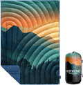 Puffy Camping Blanket,Large Camp Blanket Outdoor Camping Quilt Waterproof | Lightweight Printed Warm Packable Down Alternative Blanket for Camping,Traveling, Stadium, Hiking, Picnics by hotkoko
