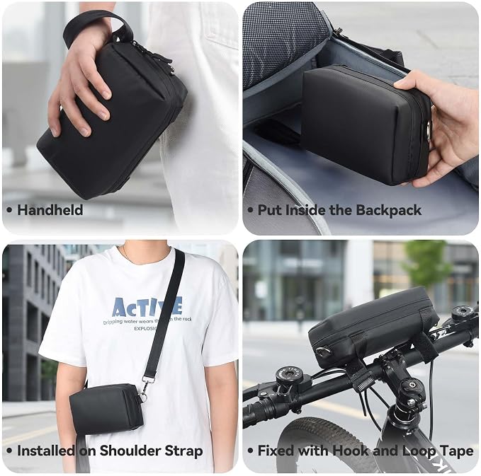 Carrying Bag for DJI Osmo Pocket 3, Portable Storage Carry Case | Large Capacity Travel Storage Holder Carry Bag Protective Handbag All in One for DJI Osmo Pocket 3 Creator Combo Accessories - Image 5