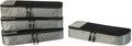 Amazon Essentials 4-Piece Slim Packing Cubes, Travel Accessories Set, Luggage Organizer, Suitcase Organizer with Double Zipper, Mesh Top, Space-Saving, Gray (Previously Amazon Basics) by AmazonEssentials