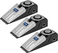 ZZRUI Upgraded 2 in 1 Portable Door Stopper Floor Wedge Security Alarm Loud 120db Entrance Alert Door Stop Alarm for Travel Home Apartment House (3 Packs) by ZZRUI