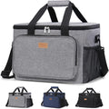 Lifewit Medium Lunch Bag Insulated Lunch Box Soft Cooler Cooling Tote for Adult Men Women, Gray 48-Can (33L) by Lifewit