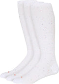 Premium Cotton Knee High Socks - 15-20mmHg Graduated Compression Socks - Soft & Breathable, Unisex by Comrad