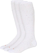 Premium Cotton Knee High Socks - 15-20mmHg Graduated Compression Socks - Soft & Breathable, Unisex by Comrad