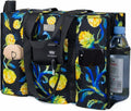 TOPDesign Utility Water Resistant Tote Bag with 13 Pockets, Top Zipper Closure & Thick Bottom Support, for Working Women by TOPDesign