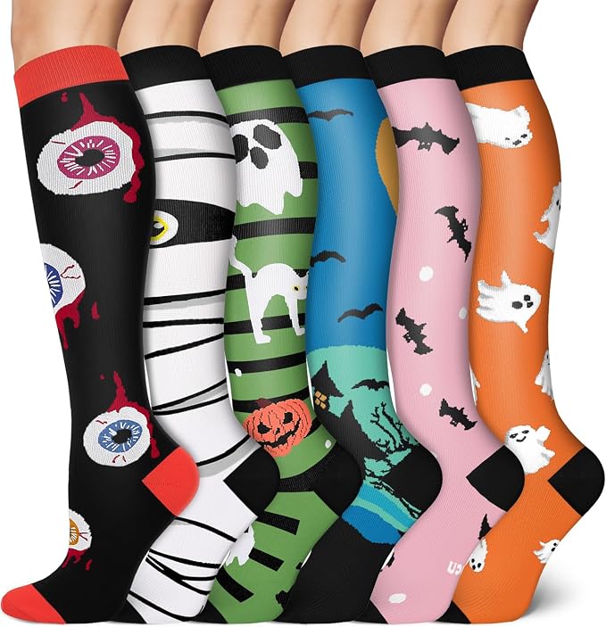 Aoliks Medical Compression Socks for Women & Men, Support Knee High Socks for Running,Nurses,Travel by Aoliks