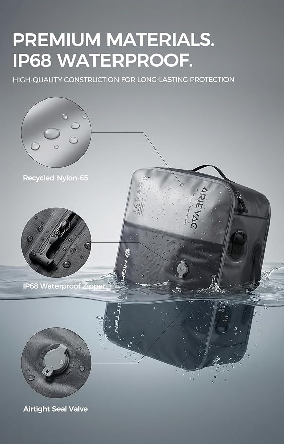 IKYWT Vacuum Storage Bag Kit with Pump, 41L Compression Bag for Home Organization & Long Trips, Vacuum Seal Storage for Luggage & Seasonal Storage (2-Pack) - Image 8